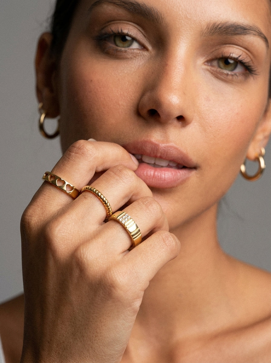 Gold Ring Set